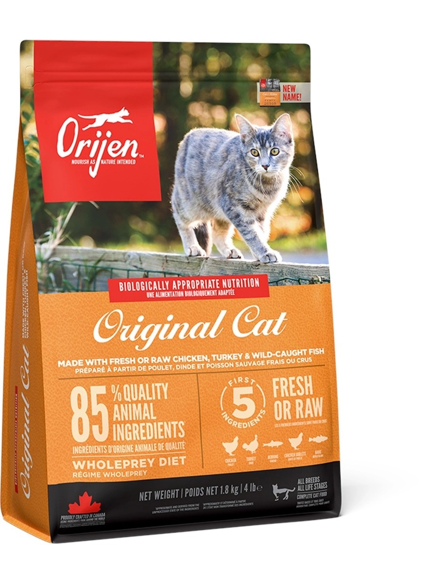 Orijen Original Cat Dry Cat Food with Turkey / Chicken 0.34kg