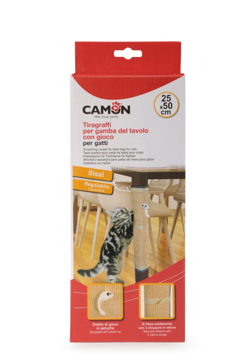 Scratching carpet for table legs for cats