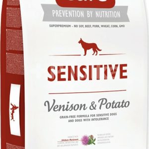 Brit Care Sensitive 12kg Dry Adult Dog Food Grain Free with Venision / Potatoes